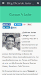 Mobile Screenshot of javierlafarga.com